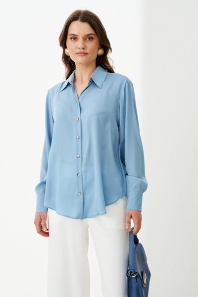 Блуза Панда 103045 голубой - фото 1