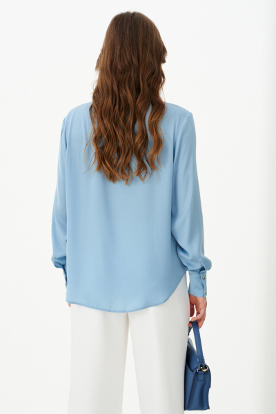 Блуза Панда 103045 голубой - фото 6