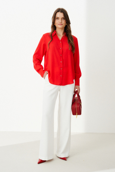 Блуза Панда 103045 красный - фото 2