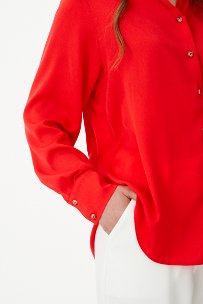 Блуза Панда 103045 красный - фото 3