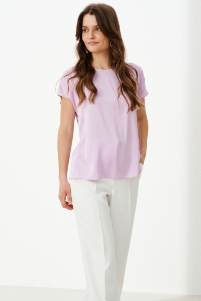 Блуза Панда 109740 лиловый - фото 1