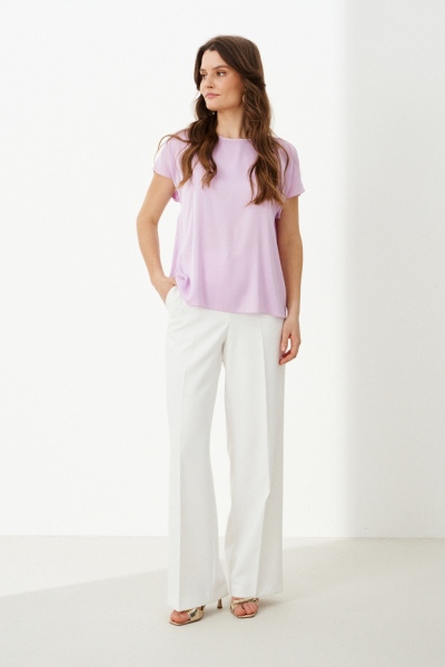 Блуза Панда 109740 лиловый - фото 2