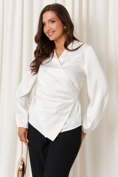 Блуза Панда 119440 молочный - фото 4