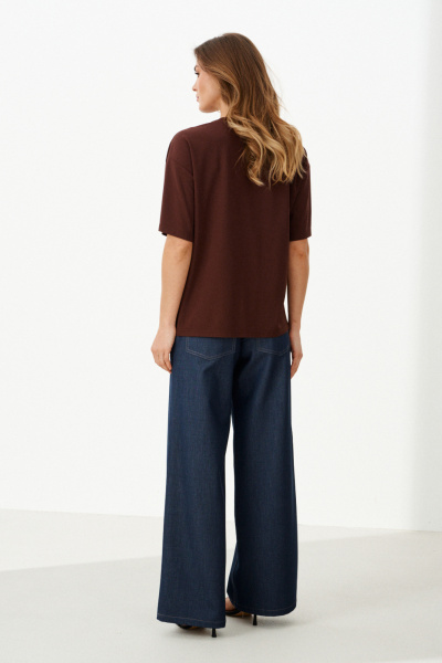 Джемпер Панда 126740 коричневый - фото 3