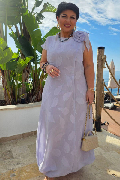 Платье Vittoria Queen 28253 лавандовый - фото 8