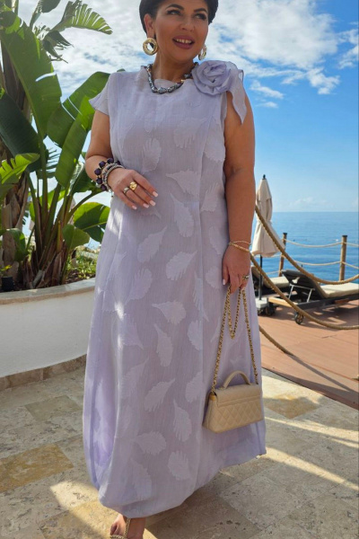 Платье Vittoria Queen 28253 лавандовый - фото 7