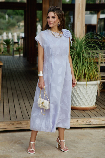 Платье Vittoria Queen 28253 лавандовый - фото 2