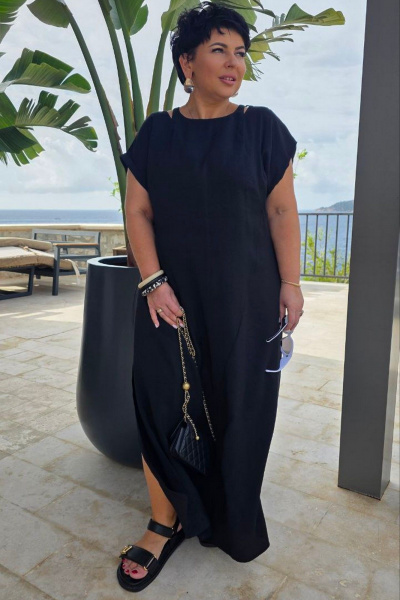 Платье Vittoria Queen 28573 черный - фото 9