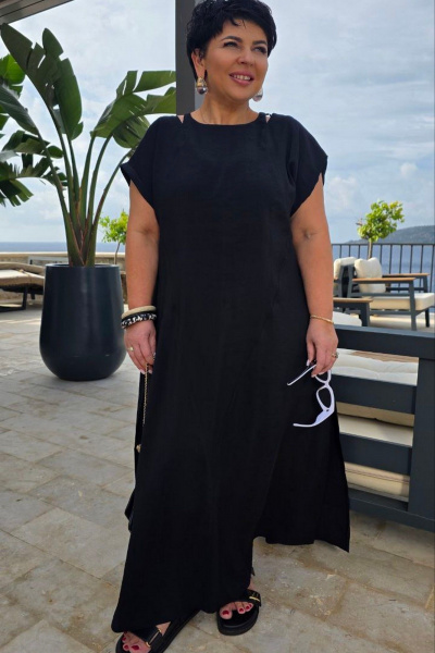 Платье Vittoria Queen 28573 черный - фото 8