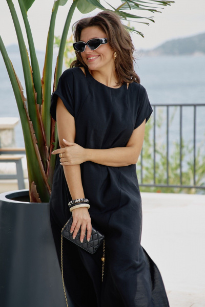 Платье Vittoria Queen 28573 черный - фото 3