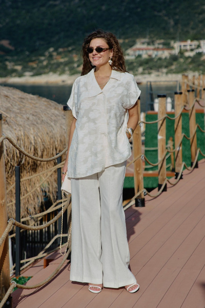 Блуза Vittoria Queen 28733бл белый - фото 3