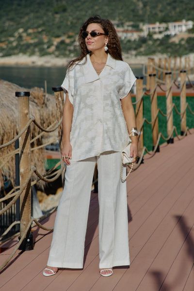 Блуза Vittoria Queen 28733бл белый - фото 2