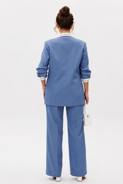 Брюки, жакет Mubliz 242 голубой - фото 17