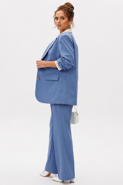 Брюки, жакет Mubliz 242 голубой - фото 15