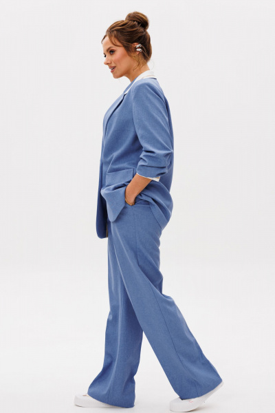 Брюки, жакет Mubliz 242 голубой - фото 14