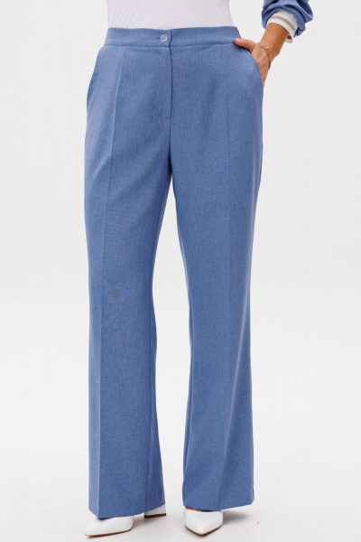 Брюки, жакет Mubliz 242 голубой - фото 6