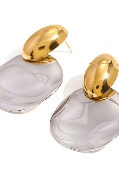 Серьги Jewelry of Dreams BS0064 золото/серебро - фото 3