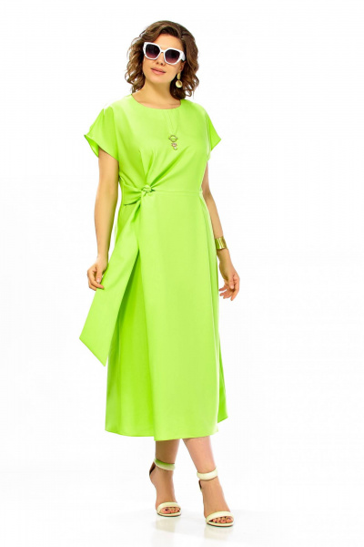 Платье Ольга Стиль С-1019 лимонный - фото 3