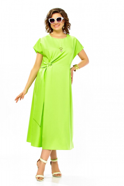 Платье Ольга Стиль С-1019 лимонный - фото 1