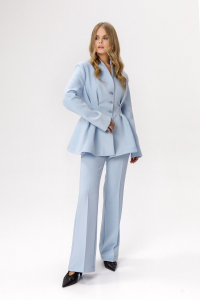 Жакет PiRS 6342 голубой - фото 3