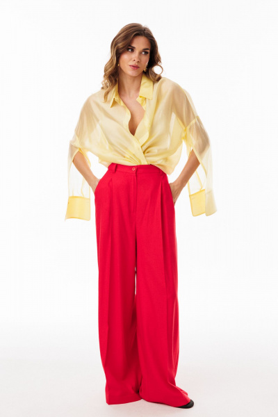 Блуза, топ EOLA 3035.1 сливочно_ масло - фото 4