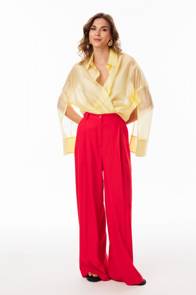 Блуза, топ EOLA 3035.1 сливочно_ масло - фото 2