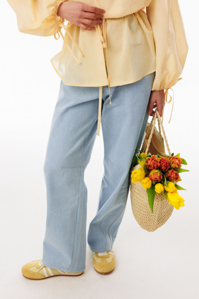 Брюки EOLA 3043.13 голубой - фото 2