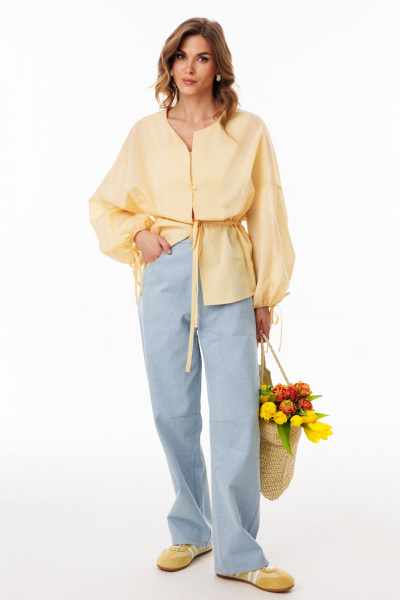 Брюки EOLA 3043.13 голубой - фото 4