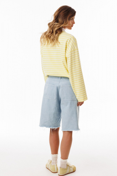 Джемпер EOLA 3052.3 лимонный_в_полоску - фото 8