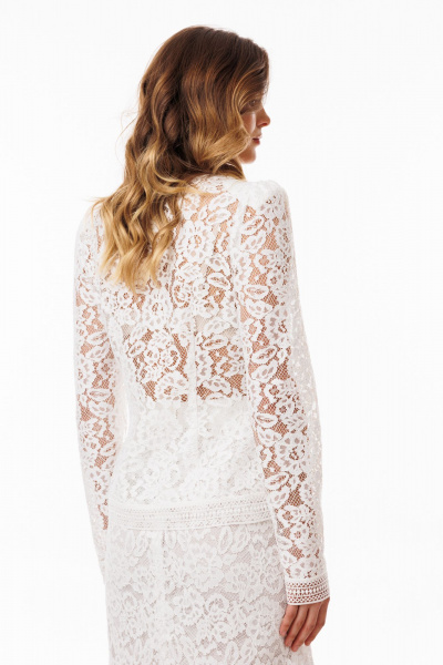 Блуза EOLA 3067 молочный - фото 8