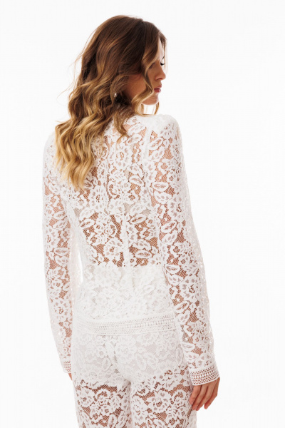 Блуза EOLA 3067.1 молочный - фото 7