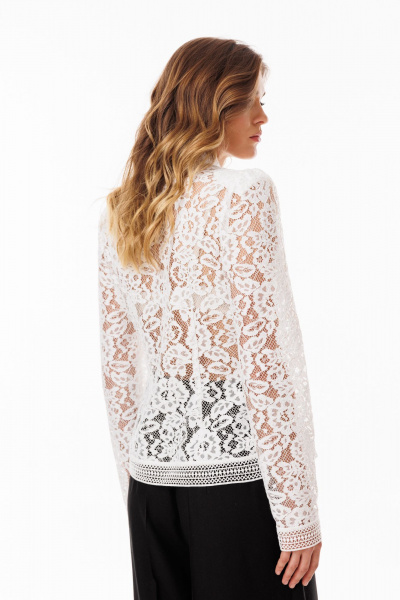 Блуза EOLA 3067.2 молочный - фото 6