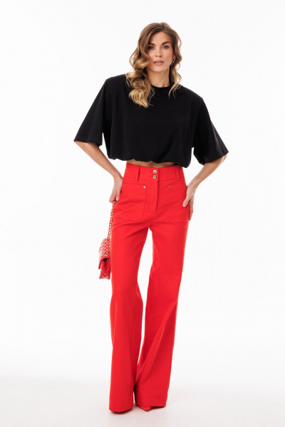 Брюки EOLA 3070 красный - фото 9