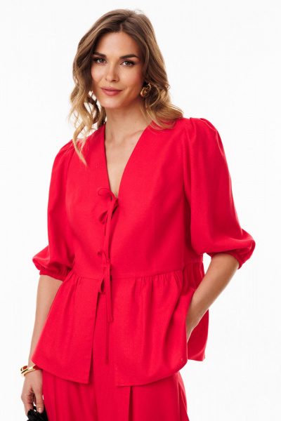 Блуза EOLA 3075 красный - фото 9