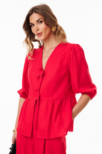 Блуза EOLA 3075 красный - фото 8