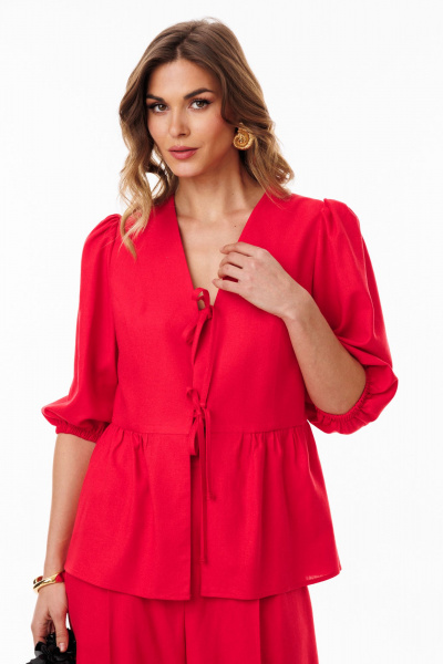 Блуза EOLA 3075 красный - фото 2