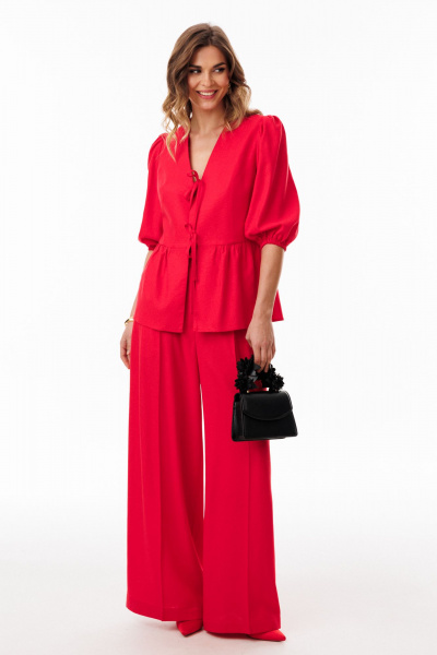 Блуза EOLA 3075 красный - фото 7