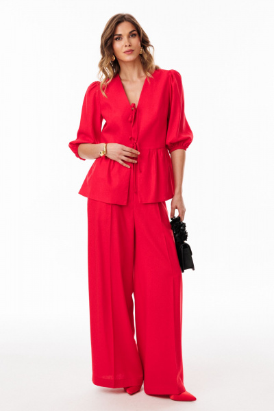 Блуза EOLA 3075 красный - фото 6