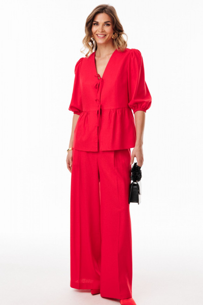 Блуза EOLA 3075 красный - фото 3