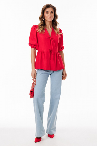 Блуза EOLA 3075.1 красный - фото 2
