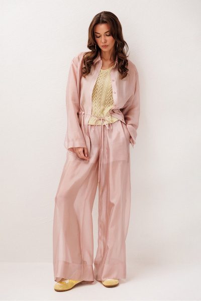 Блуза, брюки Butеr 3284 розовый - фото 3