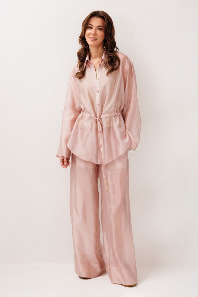 Блуза, брюки Butеr 3284 розовый - фото 2