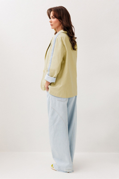 Жакет Butеr 3286 нежная олива - фото 7