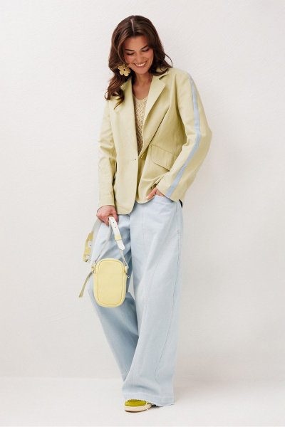 Жакет Butеr 3286 нежная олива - фото 6