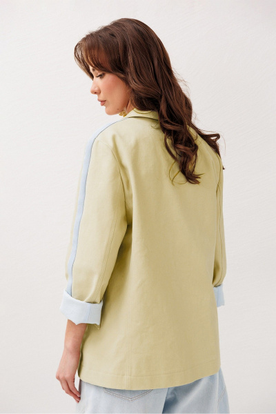 Жакет Butеr 3286 нежная олива - фото 5