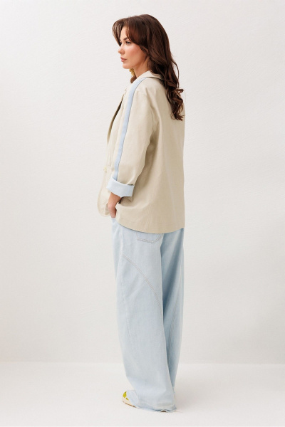 Жакет Butеr 3286 светло-серый - фото 7