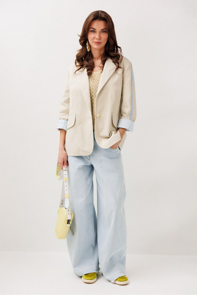 Жакет Butеr 3286 светло-серый - фото 5