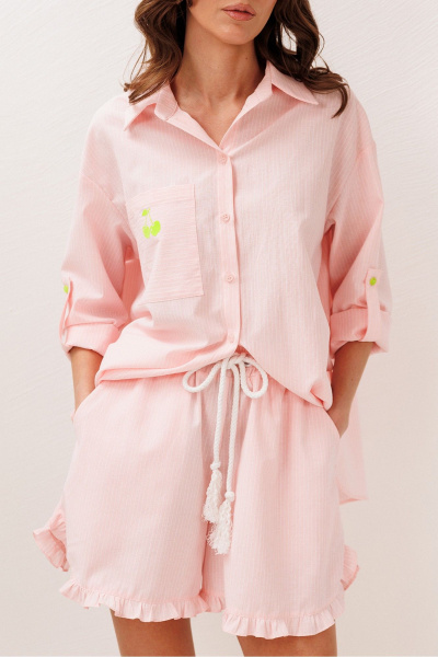 Блуза Butеr 3297 розовый - фото 8