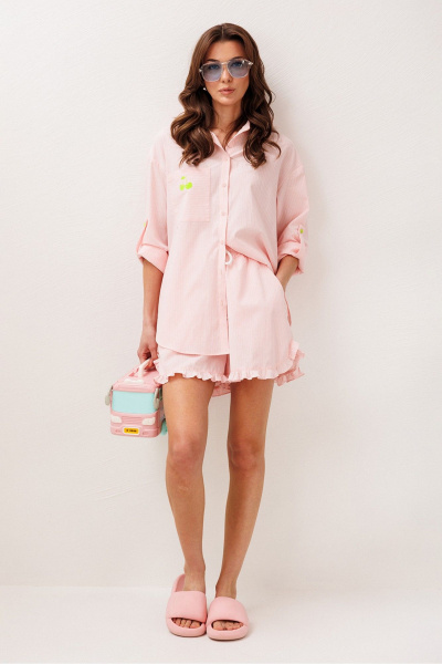 Блуза Butеr 3297 розовый - фото 6