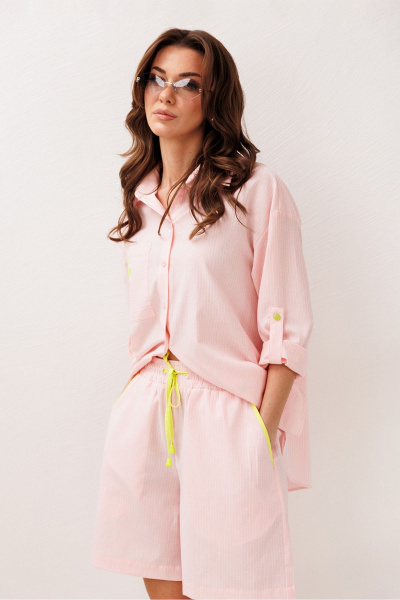 Блуза Butеr 3297 розовый - фото 4